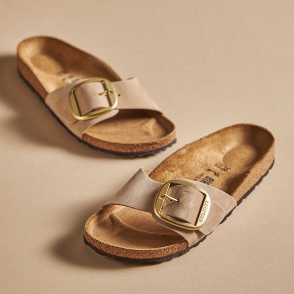 Birkenstock Shoes - BIRKENSTOCK MADRID BIG BUCKLE TAN US 9N EU
40 adjustable strap